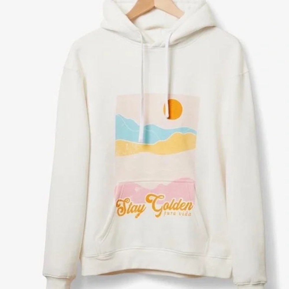 Pure Vida Women’s Large Hoodie “Stay Golden”